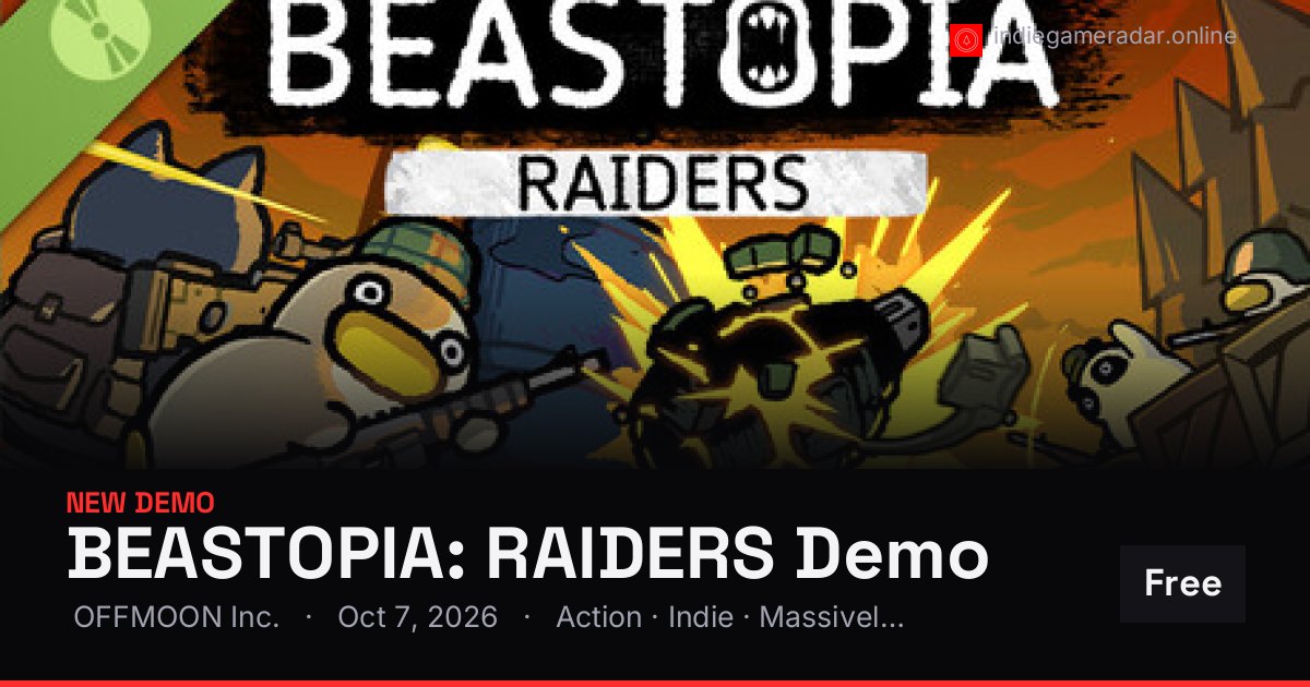 Share card for BEASTOPIA: RAIDERS Demo