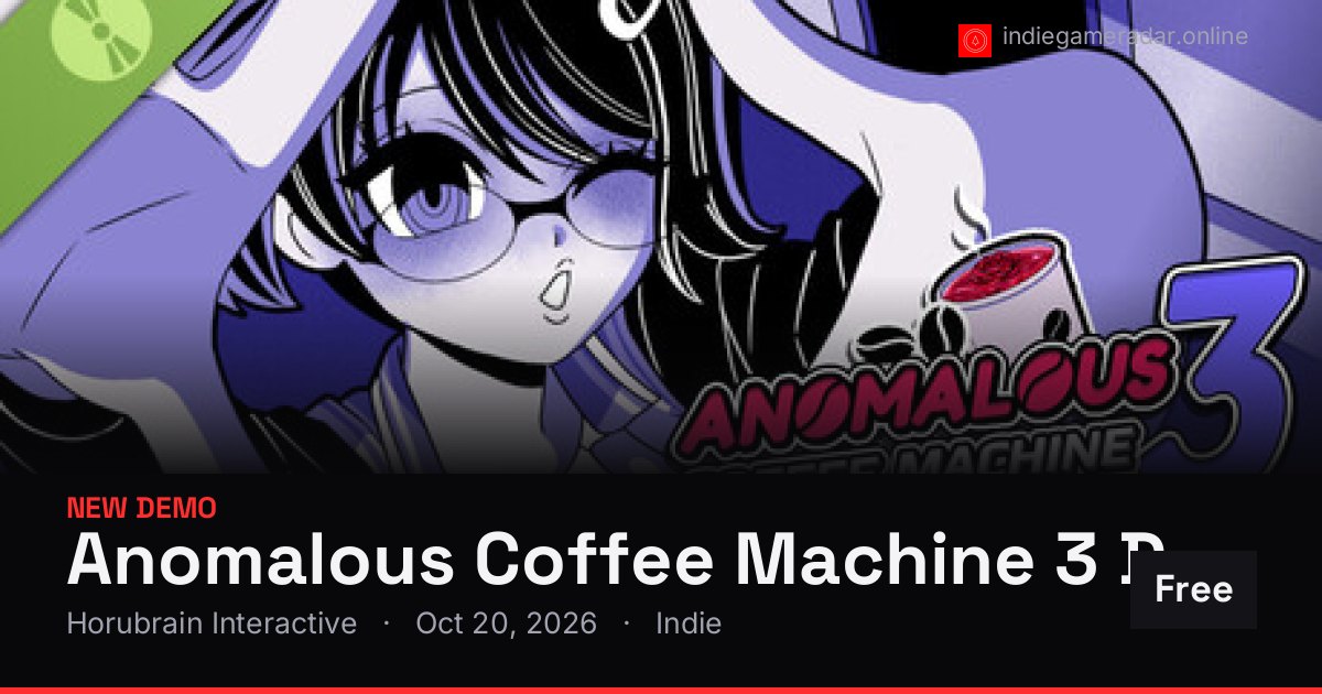 Share card for Anomalous Coffee Machine 3 Demo