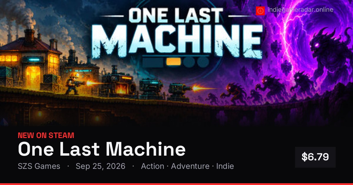 Share card for One Last Machine