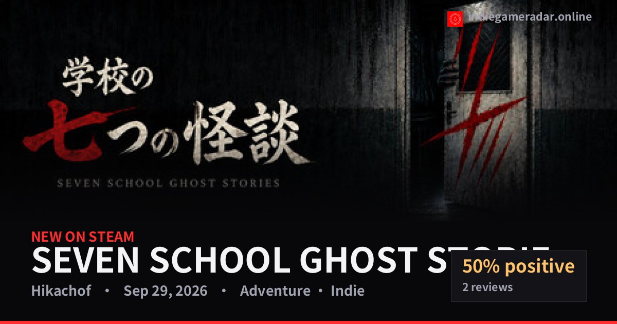 Share card for SEVEN SCHOOL GHOST STORIES | 学校の七つの怪談