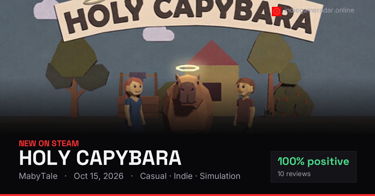 Share card for HOLY CAPYBARA