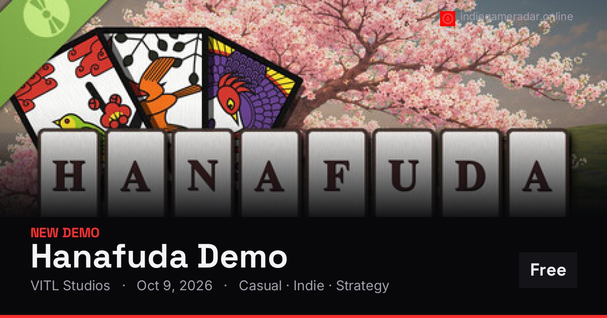 Share card for Hanafuda Demo