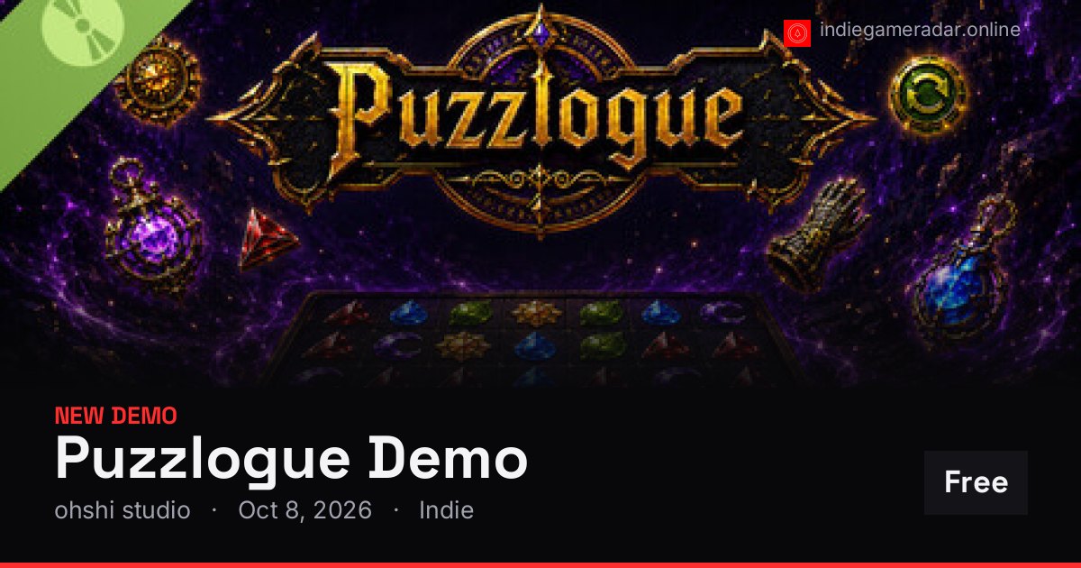 Share card for Puzzlogue Demo