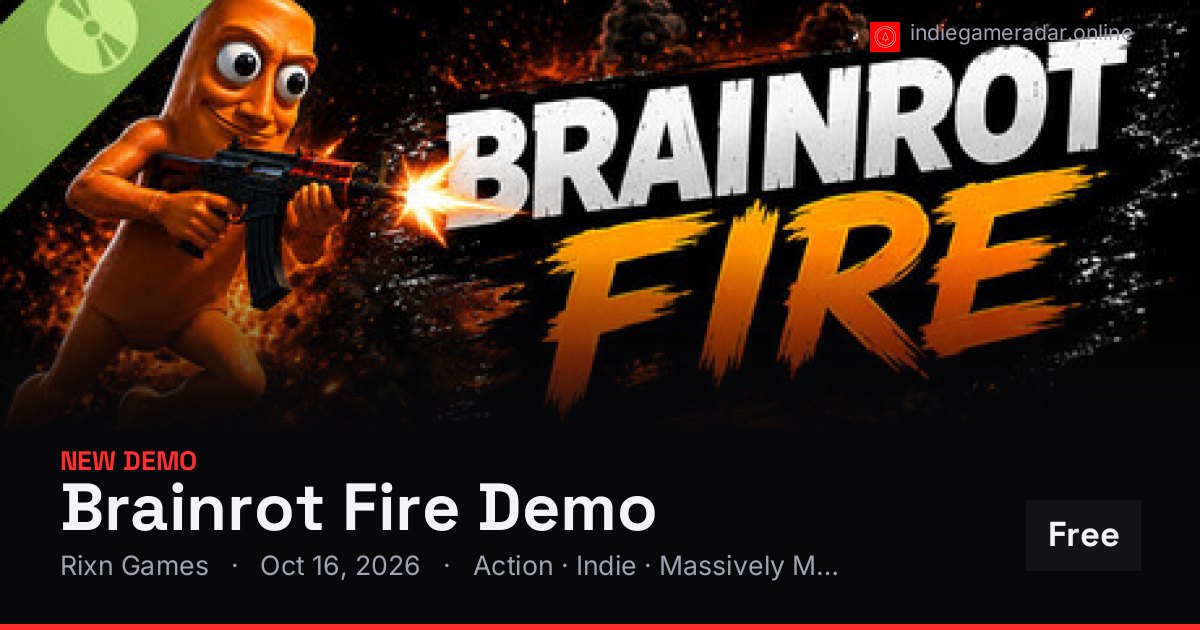Share card for Brainrot Fire Demo
