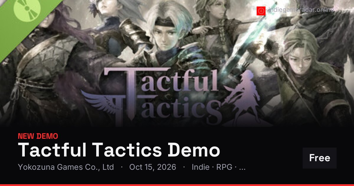 Share card for Tactful Tactics Demo