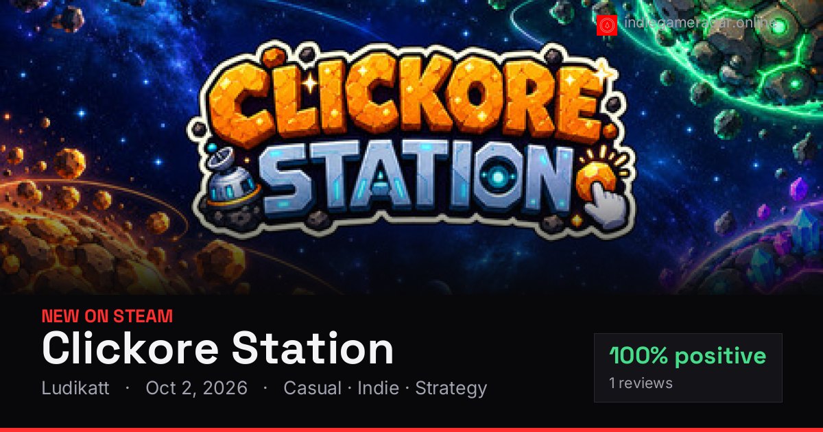 Share card for Clickore Station