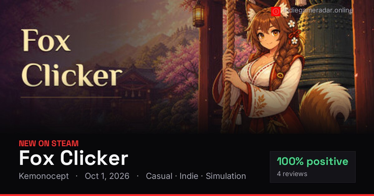 Share card for Fox Clicker