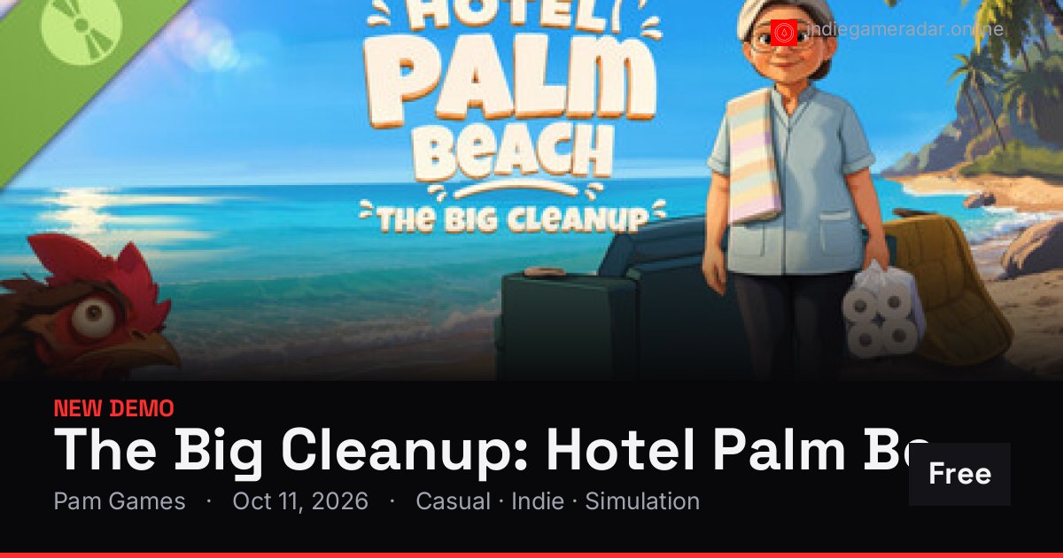 Share card for The Big Cleanup: Hotel Palm Beach Demo