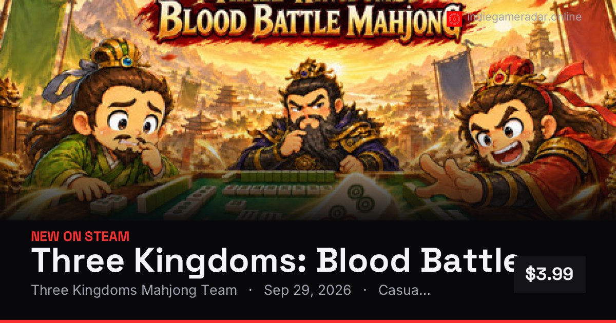 Share card for Three Kingdoms: Blood Battle Mahjong