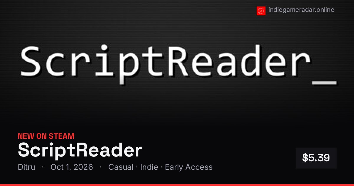 Share card for ScriptReader