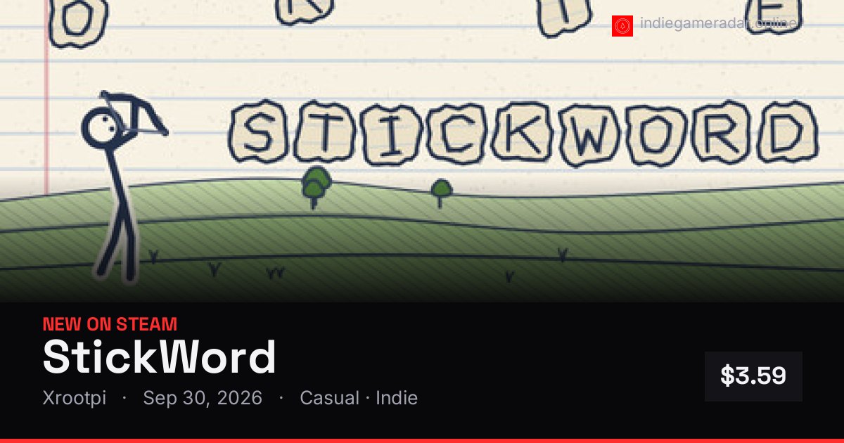 Share card for StickWord