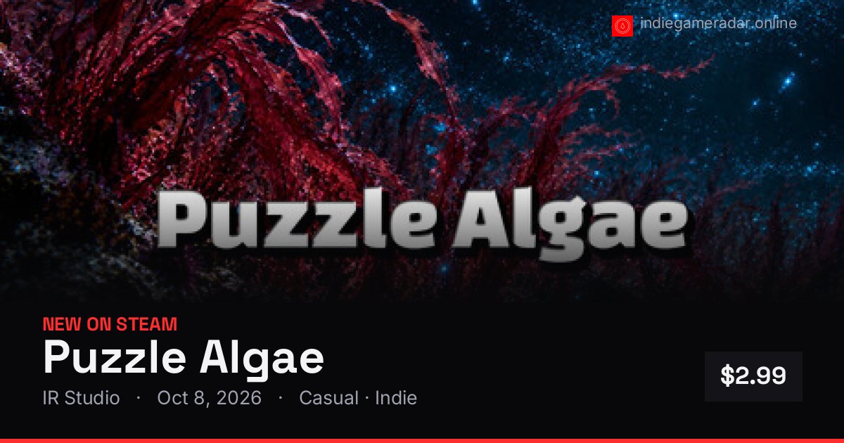 Share card for Puzzle Algae