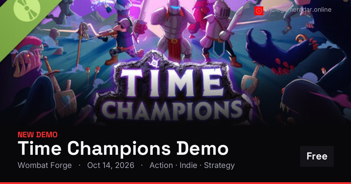 Share card for Time Champions Demo