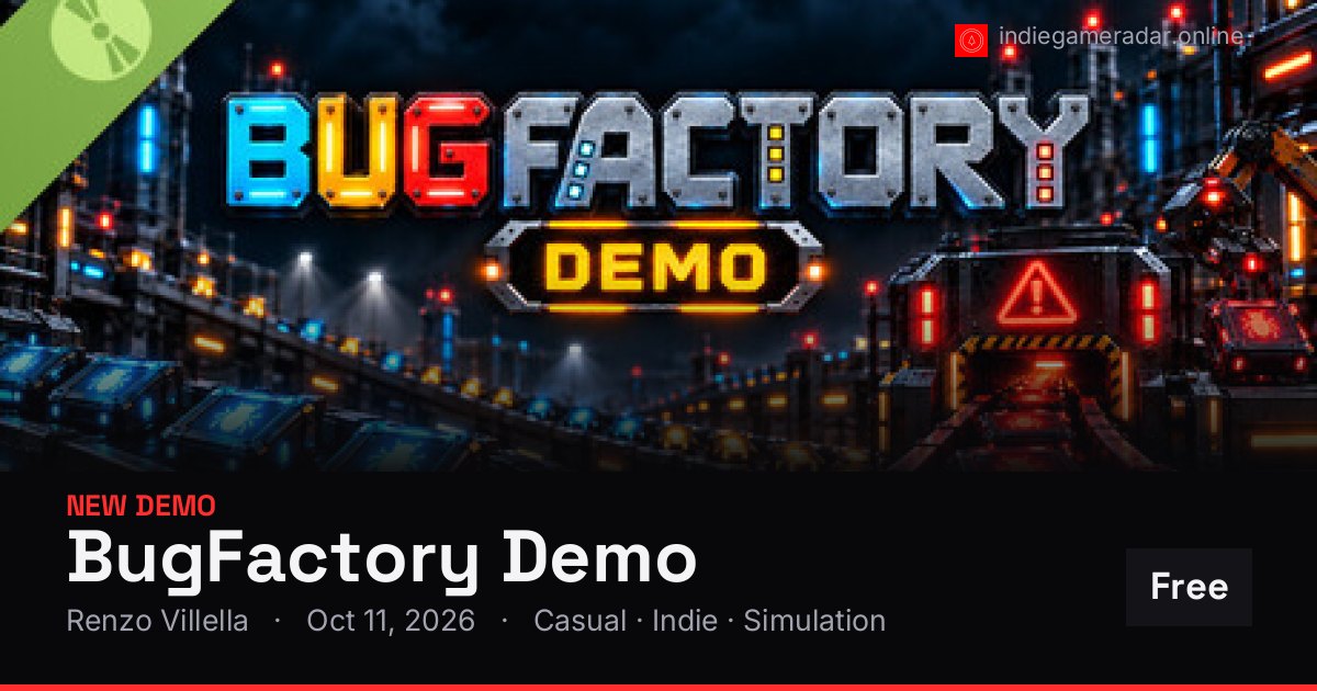 Share card for BugFactory Demo