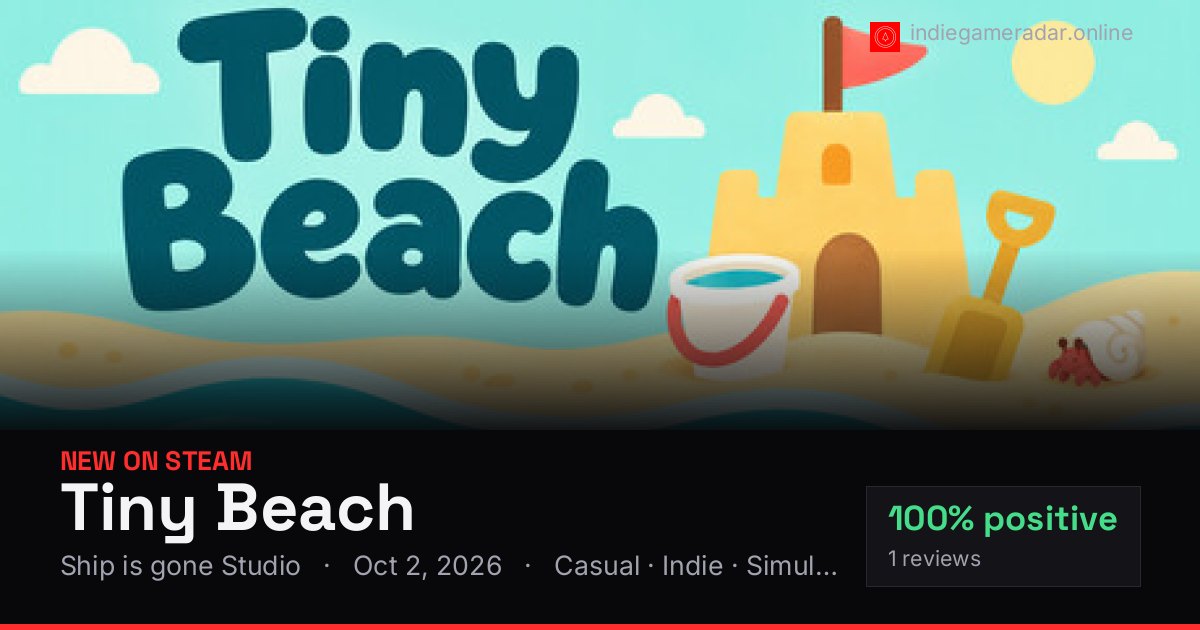 Share card for Tiny Beach