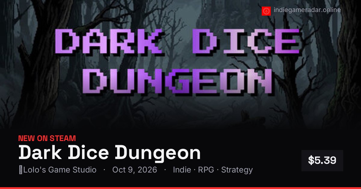 Share card for Dark Dice Dungeon