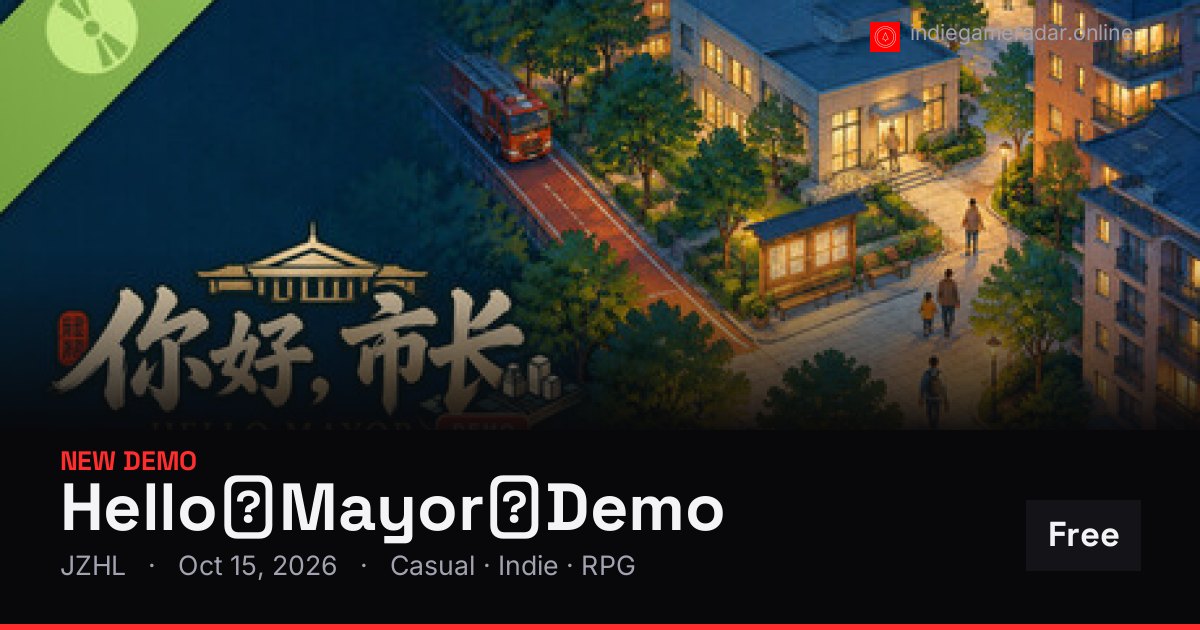 Share card for Hello，Mayor！Demo
