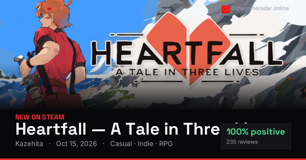 Share card for Heartfall — A Tale in Three Lives