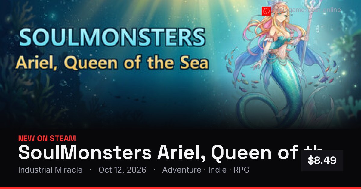 Share card for SoulMonsters Ariel, Queen of the Sea