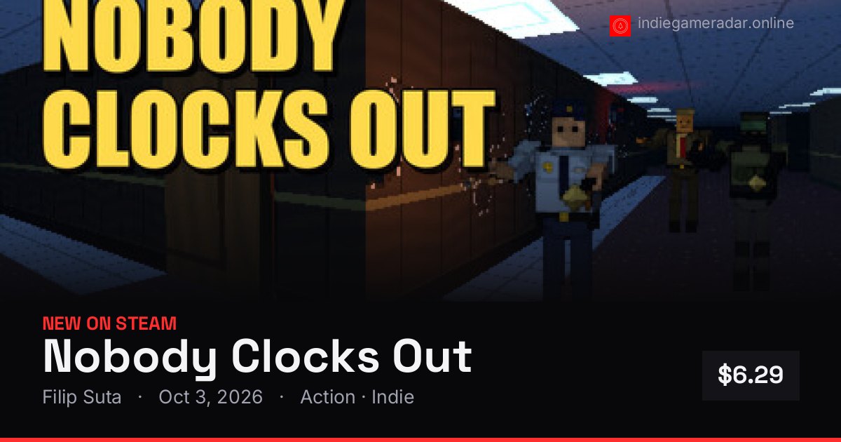 Share card for Nobody Clocks Out