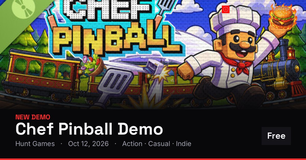 Share card for Chef Pinball Demo