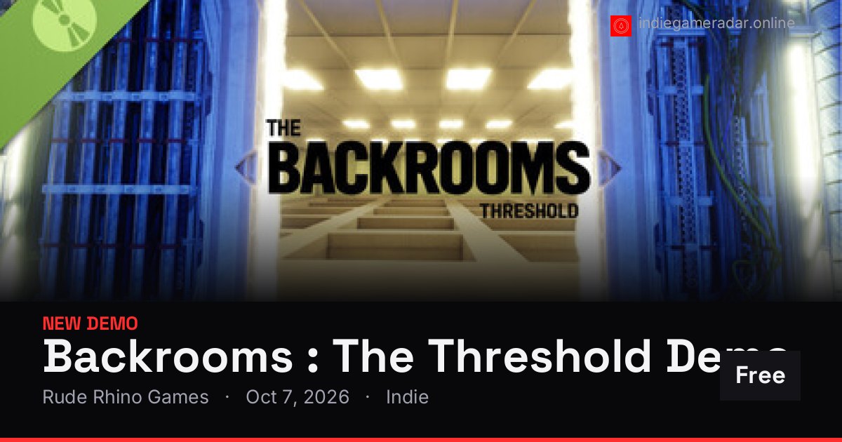 Share card for Backrooms : The Threshold Demo