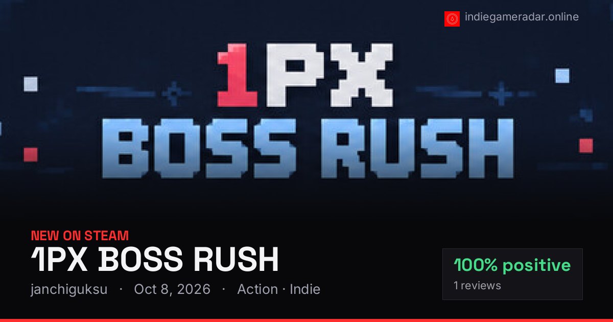 Share card for 1PX BOSS RUSH