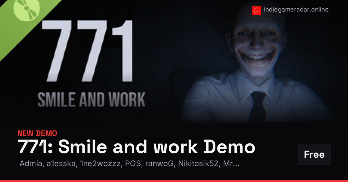 Share card for 771: Smile and work Demo