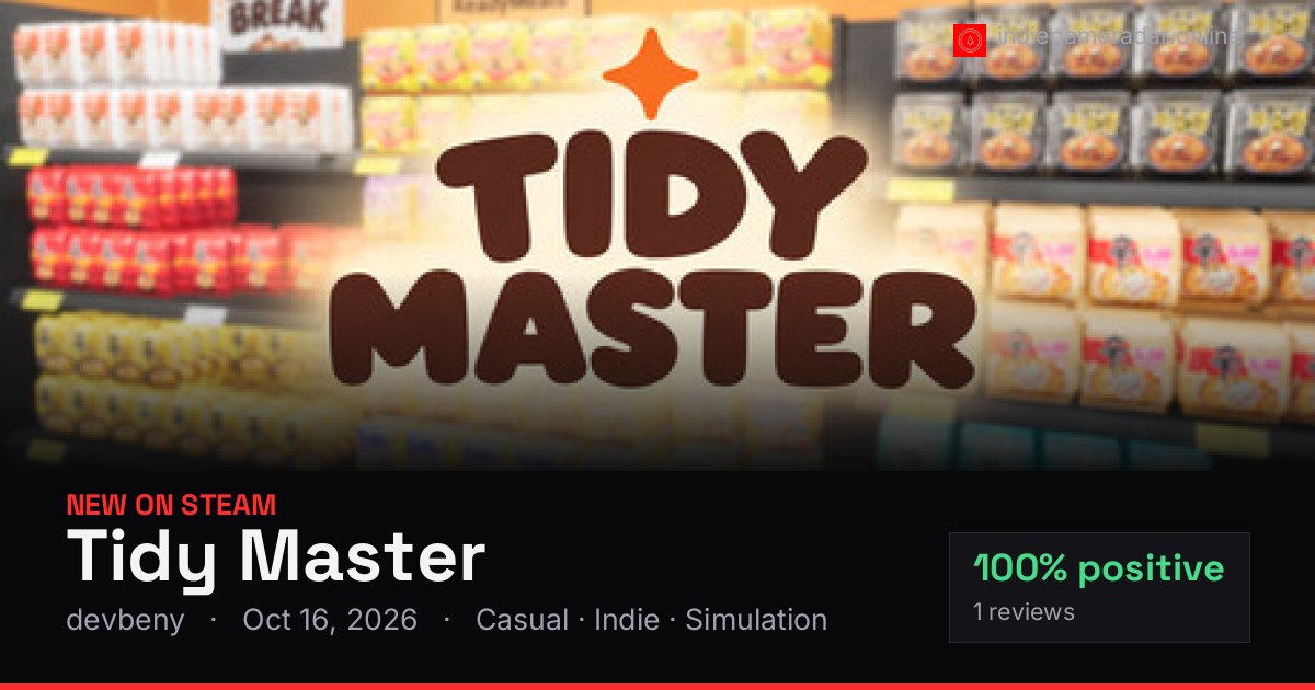 Share card for Tidy Master