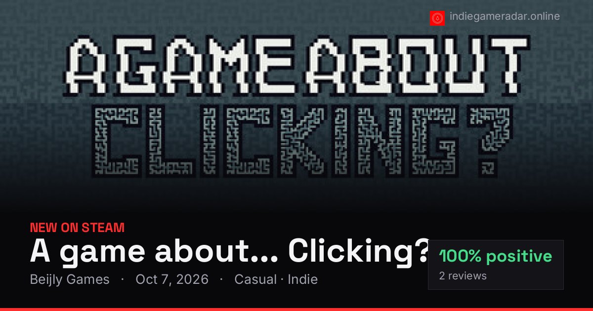 Share card for A game about... Clicking?
