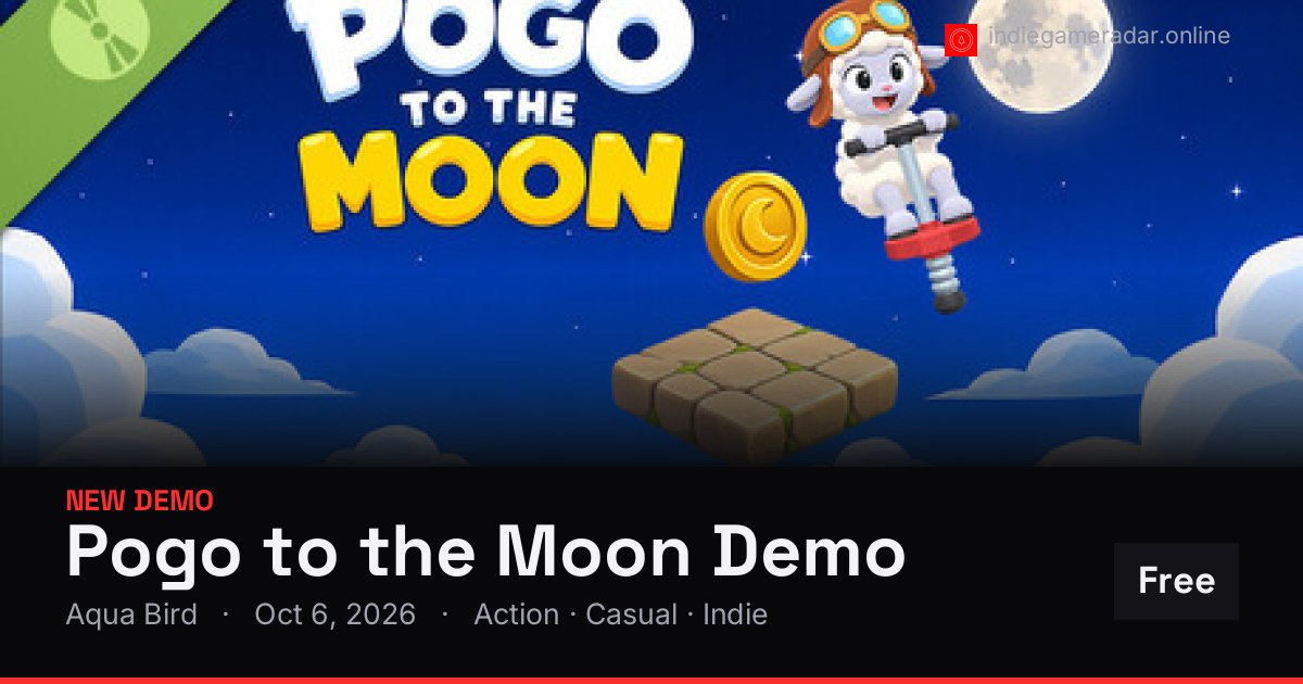 Share card for Pogo to the Moon Demo