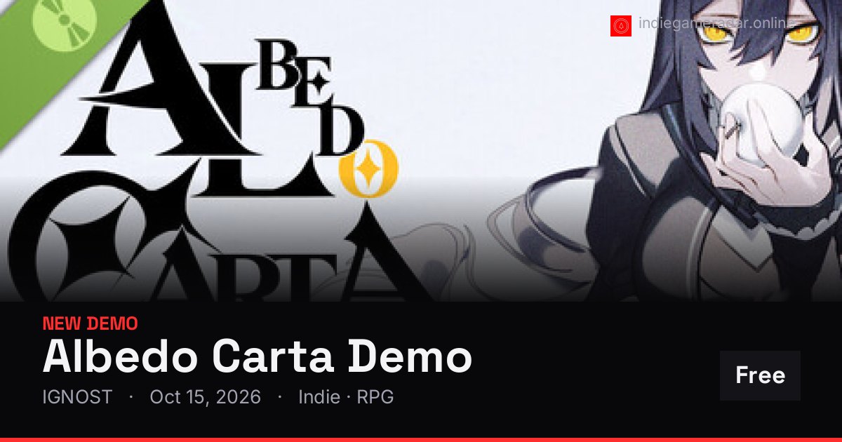 Share card for Albedo Carta Demo