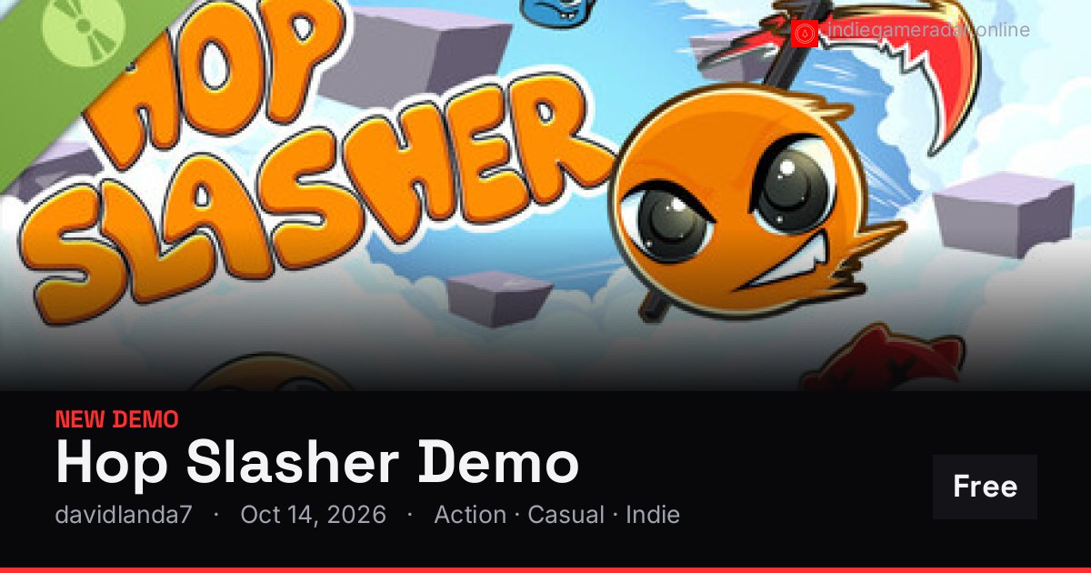 Share card for Hop Slasher Demo