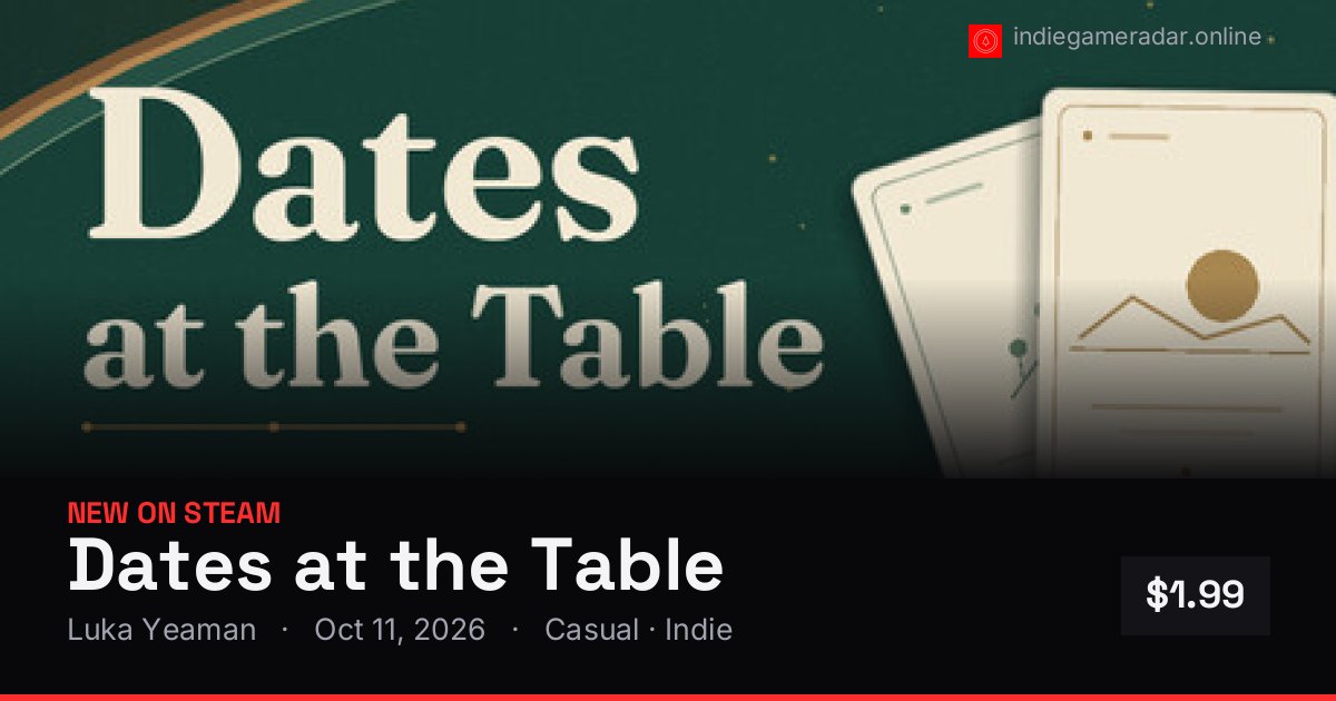 Share card for Dates at the Table