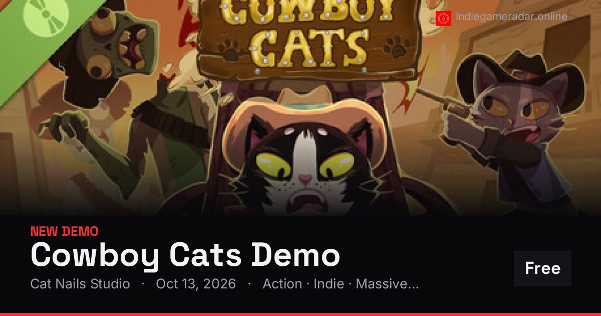 Share card for Cowboy Cats Demo