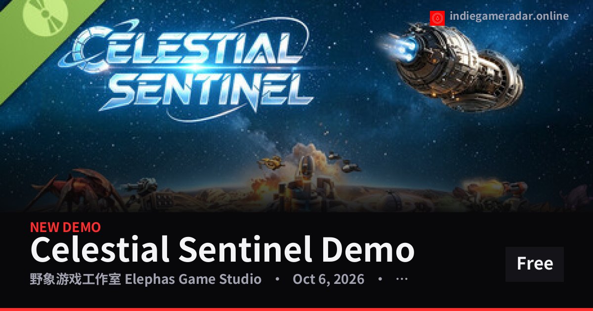 Share card for Celestial Sentinel Demo