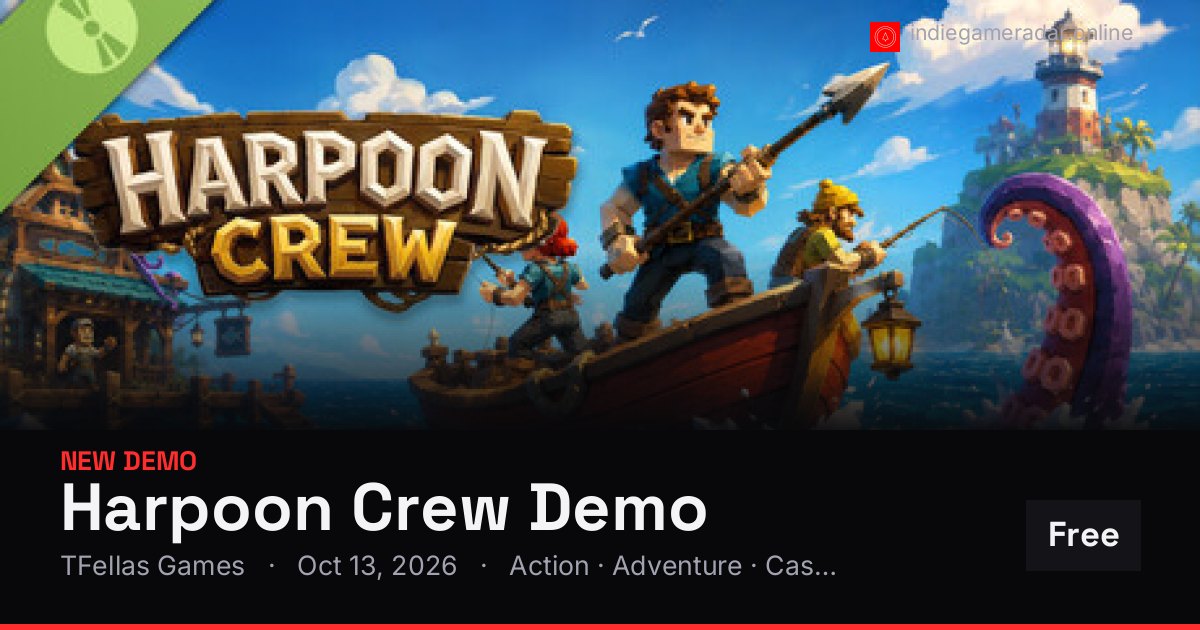 Share card for Harpoon Crew Demo