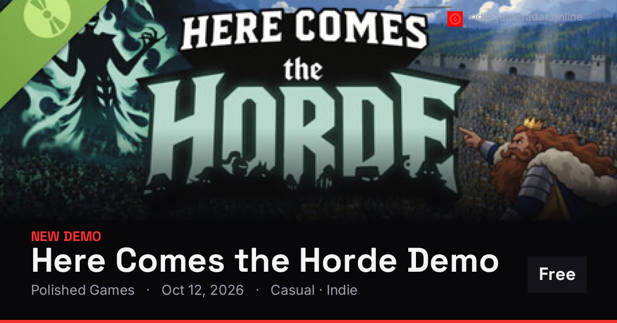 Share card for Here Comes the Horde Demo
