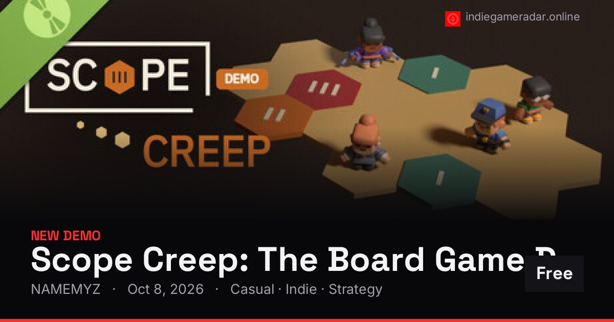 Share card for Scope Creep: The Board Game Demo