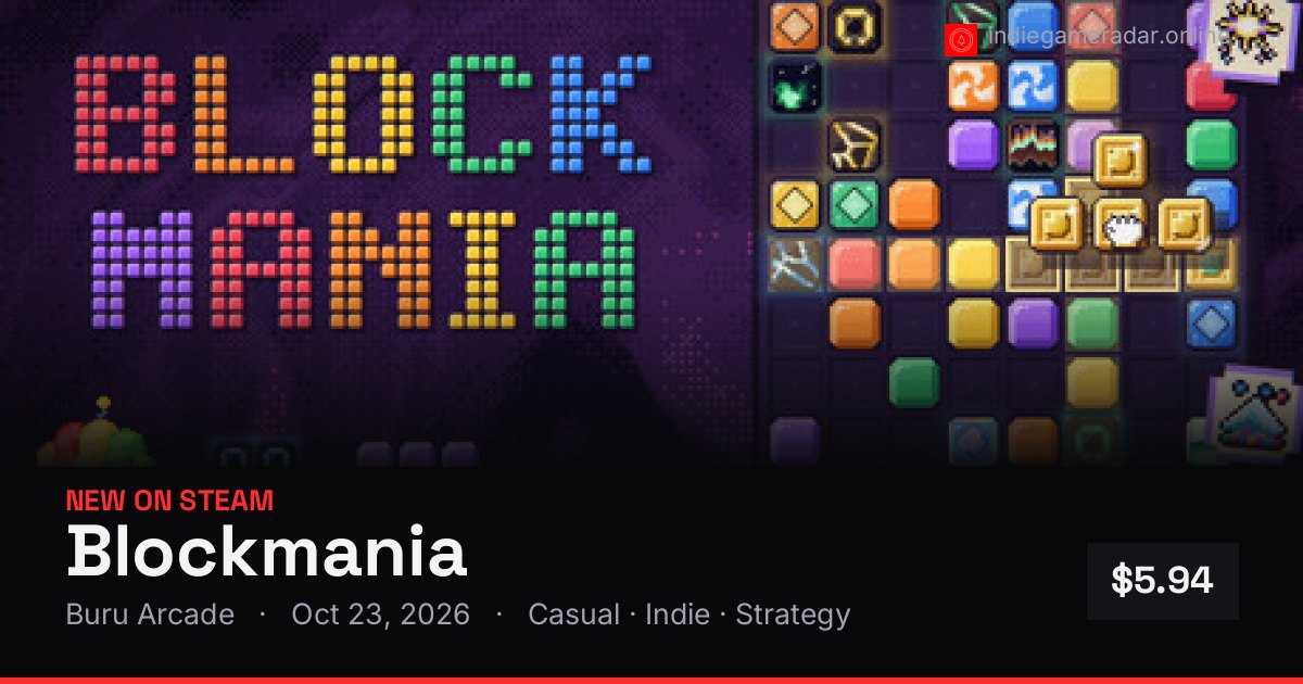 Share card for Blockmania