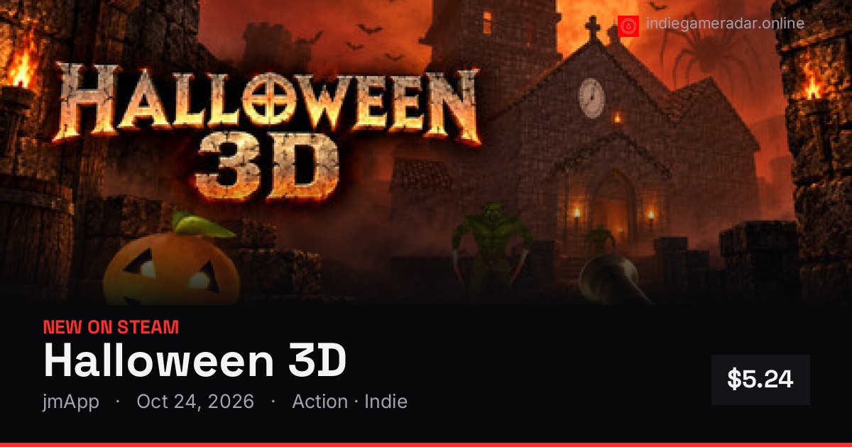 Share card for Halloween 3D