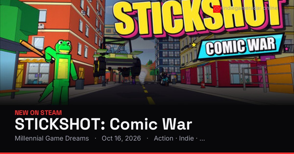 Share card for STICKSHOT: Comic War