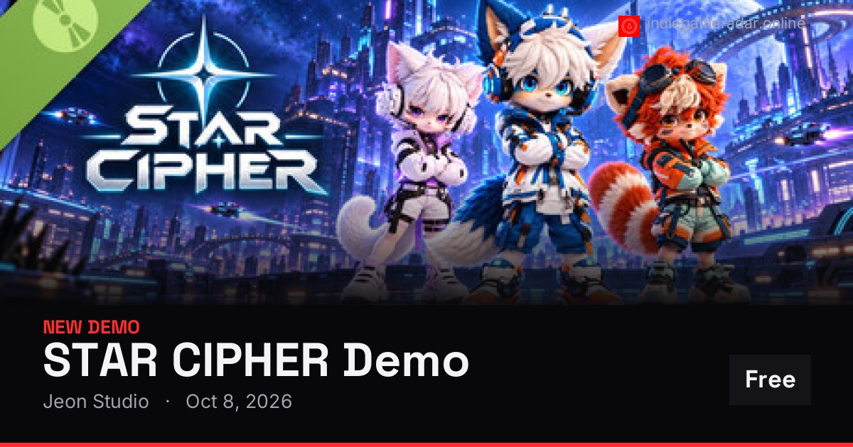 Share card for STAR CIPHER Demo