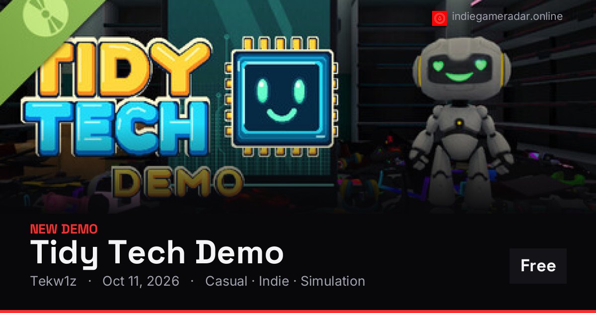 Share card for Tidy Tech Demo