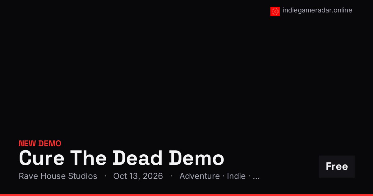 Share card for Cure The Dead Demo