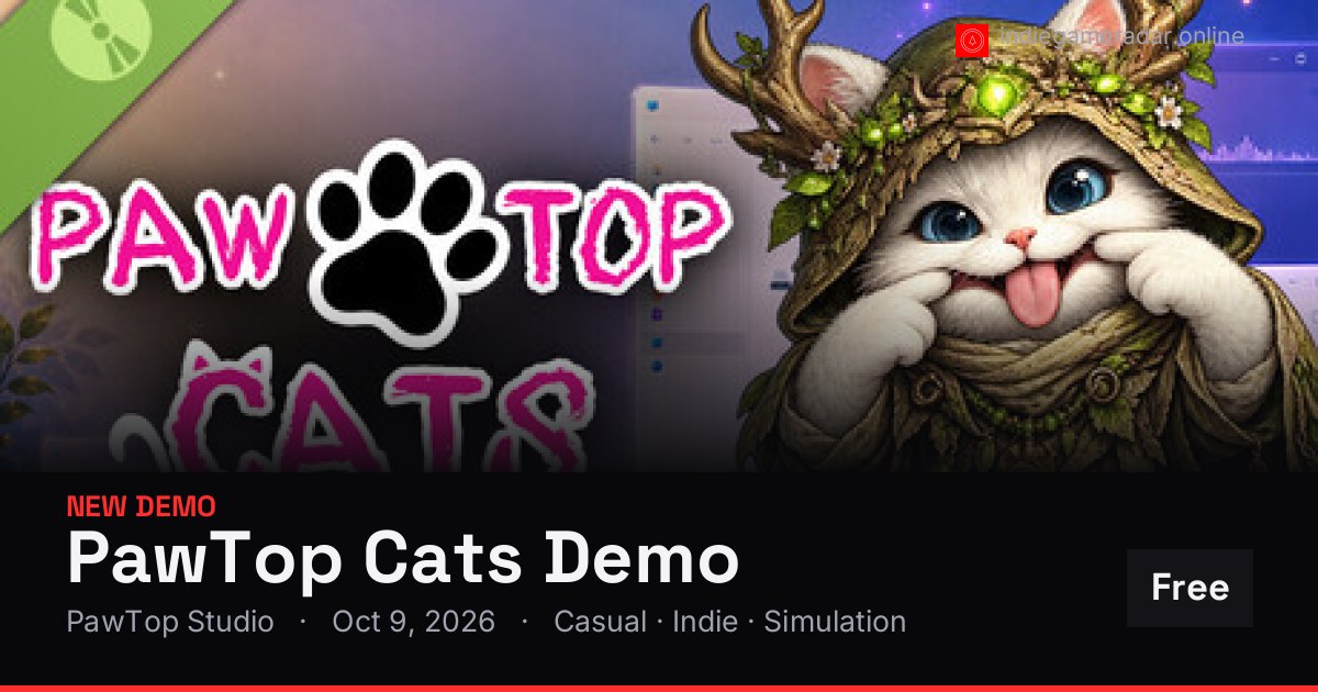Share card for PawTop Cats Demo