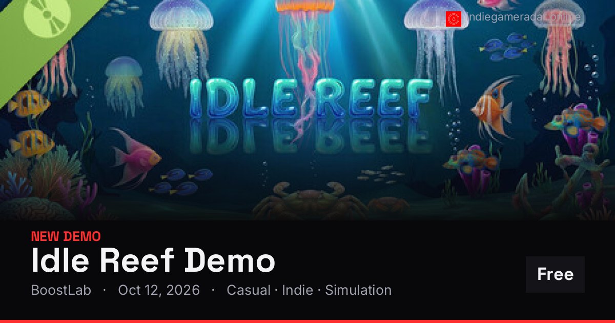 Share card for Idle Reef Demo