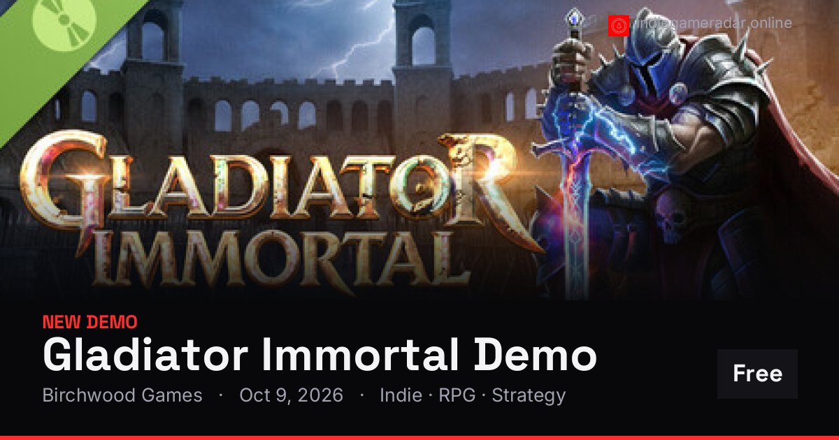 Share card for Gladiator Immortal Demo