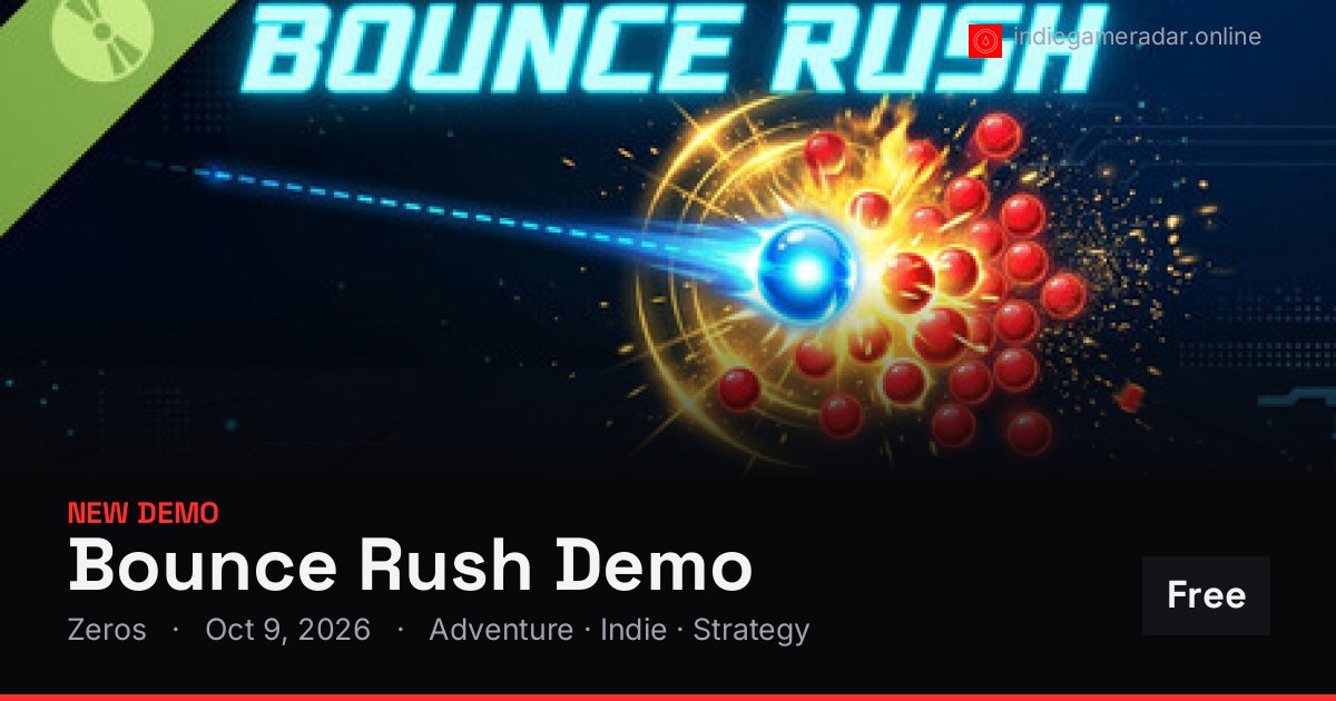 Share card for Bounce Rush Demo