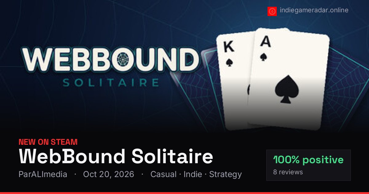 Share card for WebBound Solitaire
